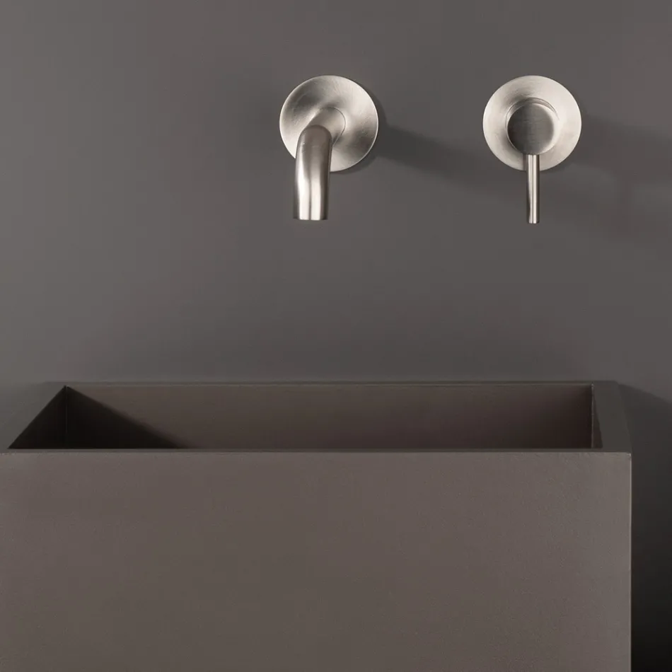 خلاط حوض مدمج من الفولاذ المقاوم للصدأ AISI 316L - Artigli Viadurini