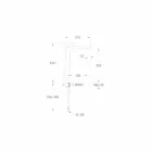 خلاط حوض حمام نحاسي بتصميم إيطالي الصنع - بيسوغو Viadurini