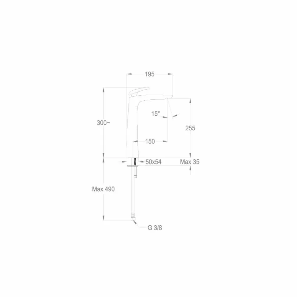خلاط حوض غسيل بتصميم نحاسي صنع في إيطاليا - فيليبو Viadurini