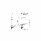خلاط حوض غسيل بدون تصريف - تصميم إيطالي - بيبو Viadurini