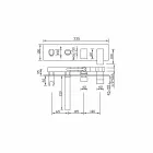 خلاط حمام مدمج مع محول صنع في إيطاليا - بانيلا Viadurini