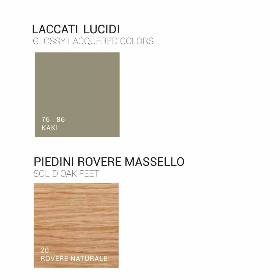 خزانة حمام مع حوض غسيل من الخشب المصقول 120x85x46 سم، لون العنبر، صنع في إيطاليا Viadurini