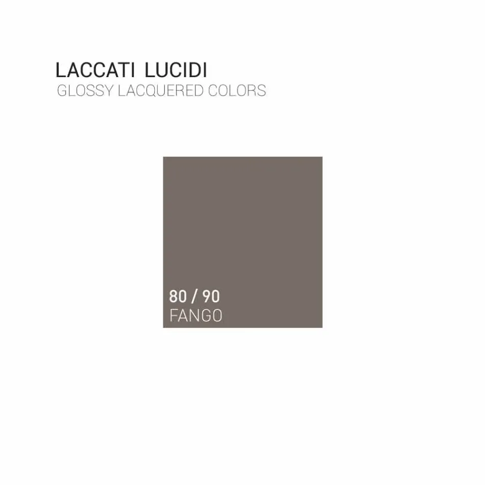 خزانة حمام مع حوض خشبي بتصميم متكامل من آريا، صنع في إيطاليا Viadurini