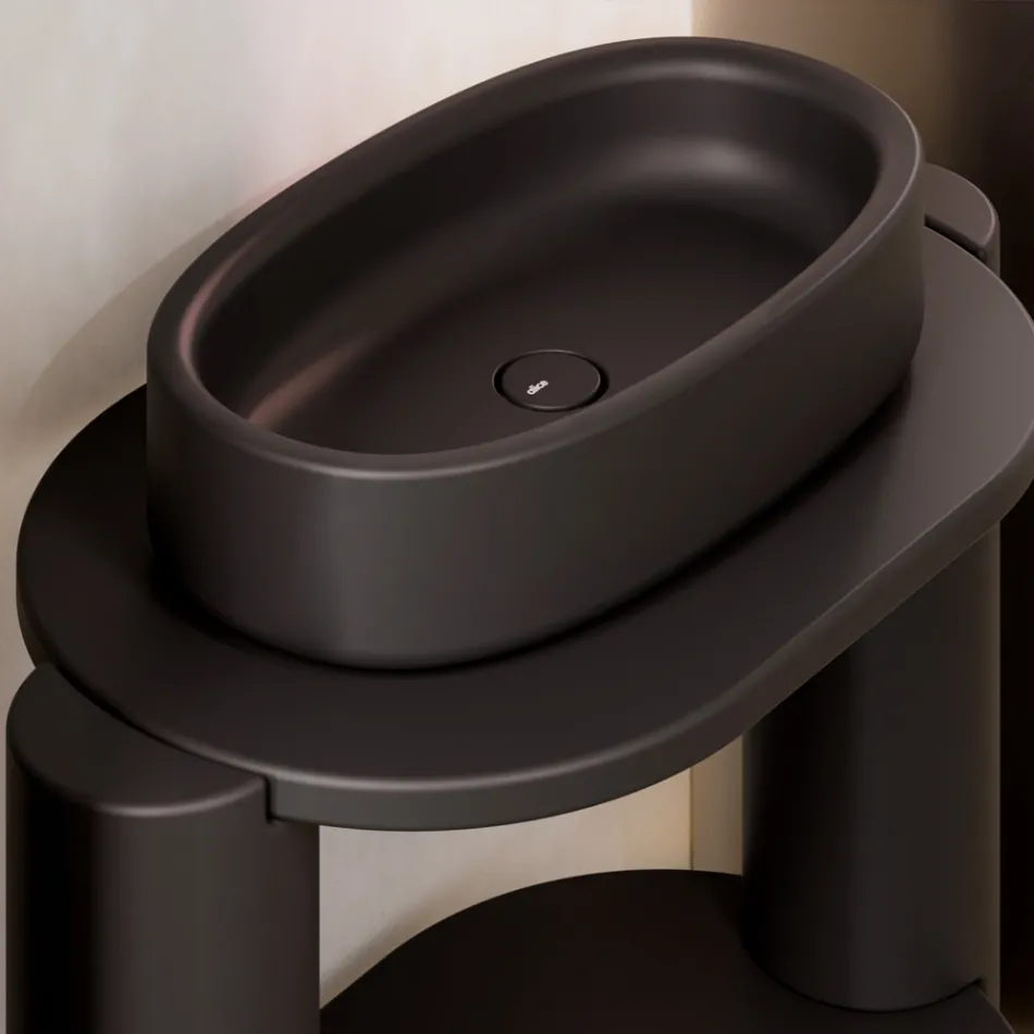 خزانة حمام سيراميك بألوان متنوعة، صنع في إيطاليا - للبنات Viadurini