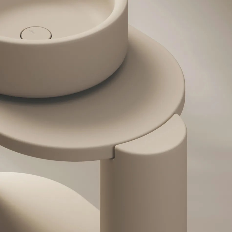 خزانة حمام سيراميك بألوان متنوعة، صنع في إيطاليا - للبنات Viadurini