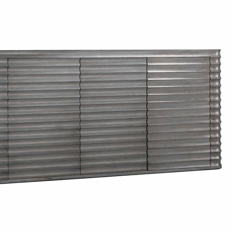 خزانة بأربعة أبواب بتصميم خشبي مصبوب، طول 230 × عرض 49 سم، دانا Viadurini