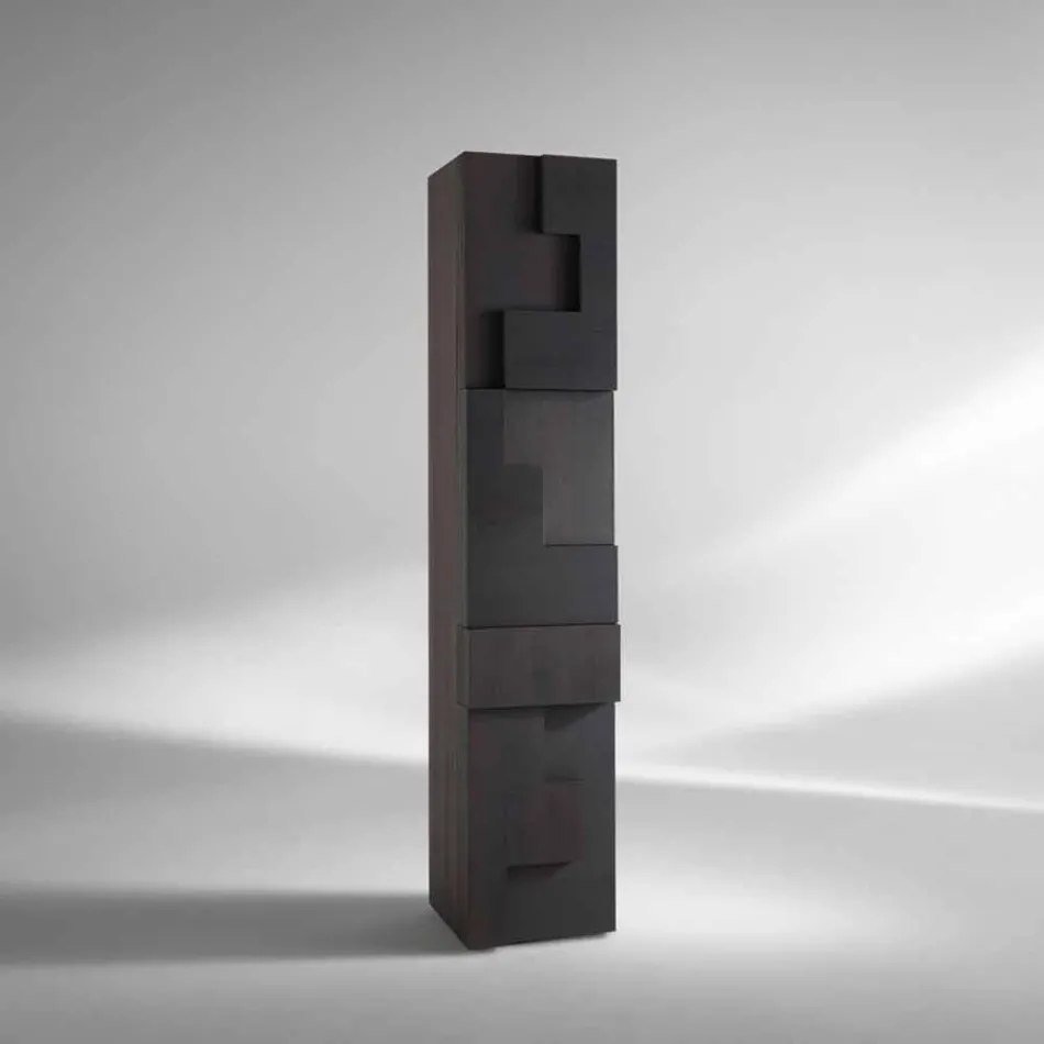 خزانة عمودية من خشب الصنوبر المصقول من أزاليا Viadurini