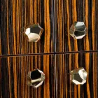 وحدة تخزين حديثة بأربعة أبواب من خشب الأبنوس اللامع Ada Viadurini