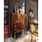 وحدة تخزين حديثة بأربعة أبواب من خشب الأبنوس اللامع Ada Viadurini