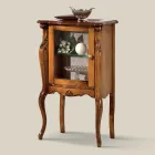 أثاث غرفة المعيشة الكلاسيكي مع باب واحد من الزجاج أو الخشب صنع في إيطاليا - لندن Viadurini