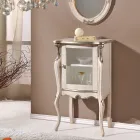 أثاث غرفة المعيشة الكلاسيكي مع باب واحد من الزجاج أو الخشب صنع في إيطاليا - لندن Viadurini