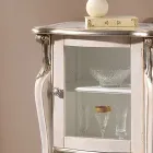 أثاث غرفة المعيشة الكلاسيكي مع باب واحد من الزجاج أو الخشب صنع في إيطاليا - لندن Viadurini