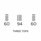 تصميم أثاث خشبي مع رفوف دائرية من جريس، صنع في إيطاليا - أسبيد Viadurini