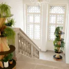 تصميم أثاث خشبي مع رفوف دائرية من جريس، صنع في إيطاليا - أسبيد Viadurini