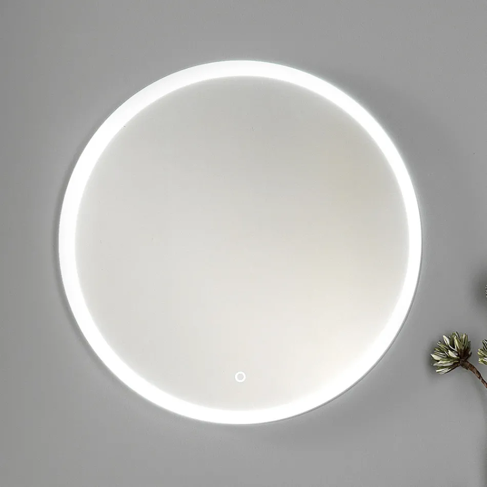 أثاث حمام من الخشب الأبيض والجوز والسيراميك 156 سم صنع في إيطاليا - رينجا Viadurini