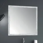 أثاث حمام أرضي من معدن النحاس وخشب إم دي إف أبيض، صنع في إيطاليا - سيزكو Viadurini