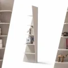 مكتبة زاوية بتصميم My Home Esquina مصنوعة من مادة MDF مطلية بالورنيش، ارتفاع 220 سم، صنعت في إيطاليا Viadurini