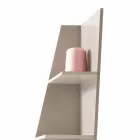 مكتبة زاوية بتصميم My Home Esquina مصنوعة من مادة MDF مطلية بالورنيش، ارتفاع 220 سم، صنعت في إيطاليا Viadurini
