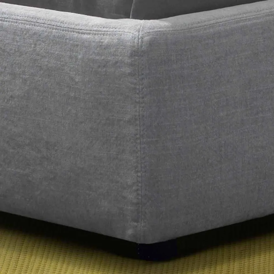 سرير مزدوج مبطن من My Home Sleepway مقاس 180×90 سم، صنع في إيطاليا Viadurini