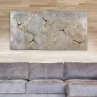 ساعة حديثة ذات خمسة أرباع تصور العالم بالأميال Viadurini