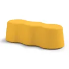 مقعد داخلي متموج من البولي إيثيلين الملون صنع في إيطاليا - ماريون Viadurini