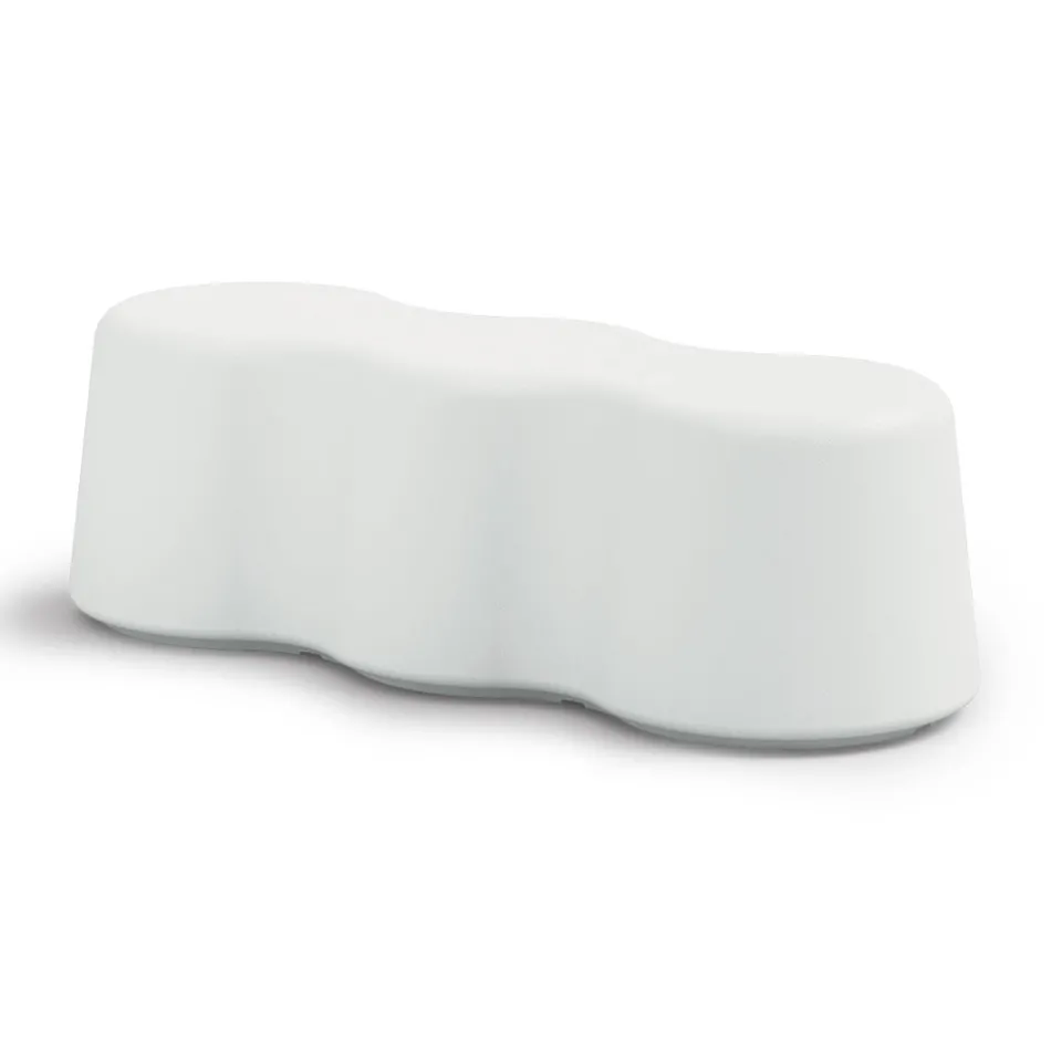 مقعد داخلي متموج من البولي إيثيلين الملون صنع في إيطاليا - ماريون Viadurini