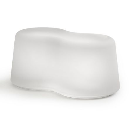 مقعد خارجي مموج من البولي إيثيلين صنع في إيطاليا - بريندا Viadurini