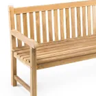 مقعد حديقة من خشب الساج الطبيعي بأحجام مختلفة - يجدراسيل Viadurini