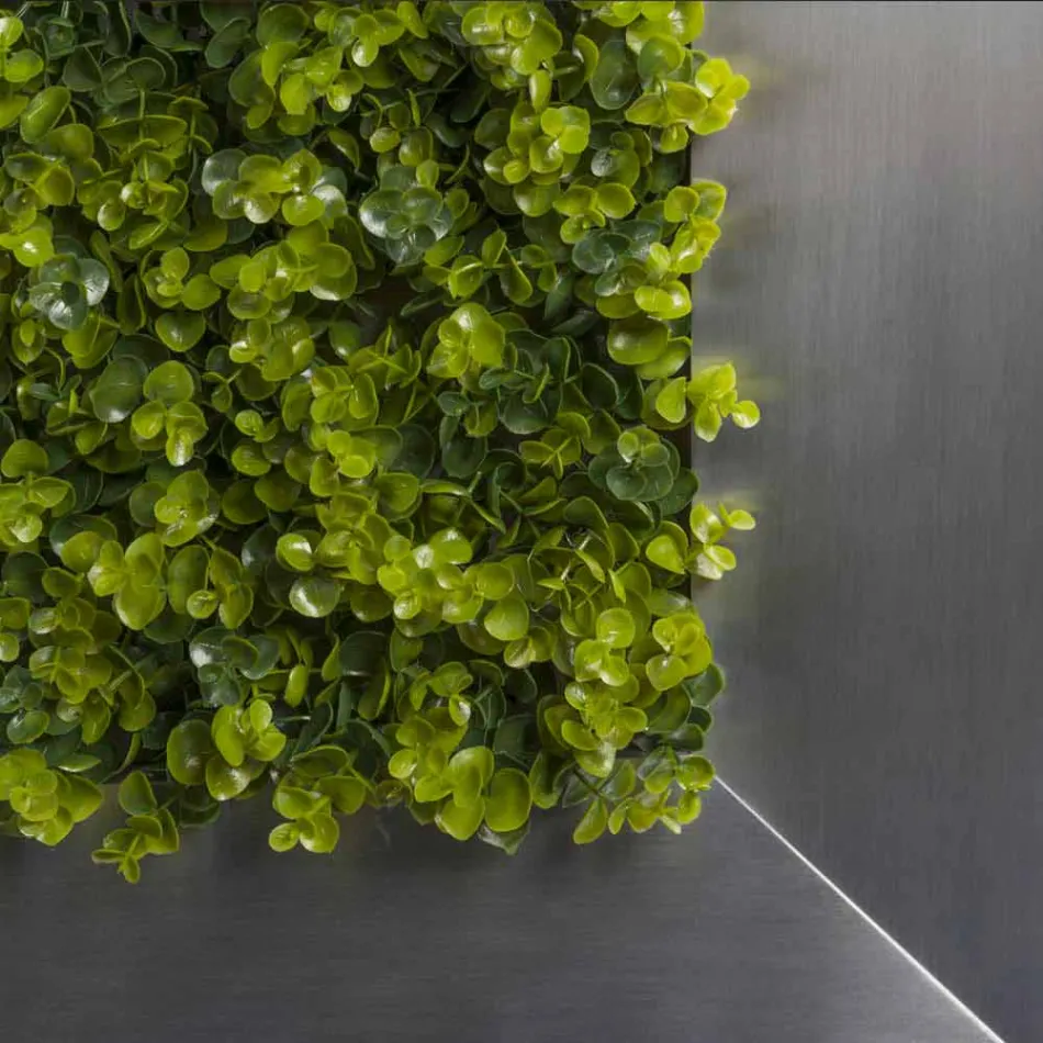 لوحة معدنية مزخرفة بزهور صناعية مصنوعة في إيطاليا - فيوريلينو Viadurini