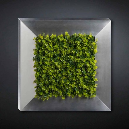 لوحة معدنية مزخرفة بزهور صناعية مصنوعة في إيطاليا - فيوريلينو Viadurini