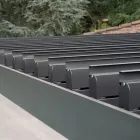 مظلة ألومنيوم بسقف قابل للتعديل من كرانك - إيولو Viadurini