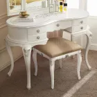 مشط مكياج خشبي كلاسيكي مع مرآة - صنع في إيطاليا - كامبريدج Viadurini