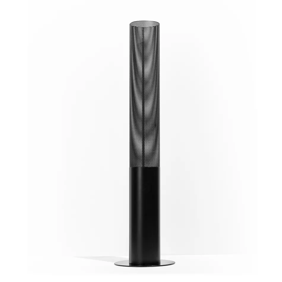 مصباح أرضي مع موزع معدني مثقب صنع في إيطاليا - تعال Viadurini