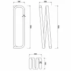 مصباح أرضي بتصميم عصري مصنوع في إيطاليا، سيرولو Viadurini