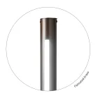 مصباح أرضي معدني حديث بإضاءة مزدوجة صنع في إيطاليا - رومان Viadurini