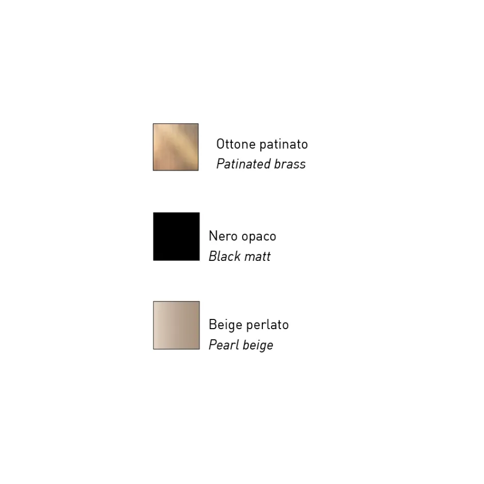 مصباح أرضي معدني حديث بإضاءة مزدوجة صنع في إيطاليا - رومان Viadurini