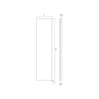 صفيحة مشعة من الفولاذ الكربوني بنظام كهربائي صنع في إيطاليا - بيني Viadurini