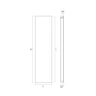 صفيحة مشعة من الفولاذ الكربوني بنظام هيدروليكي صنع في إيطاليا - بيني Viadurini