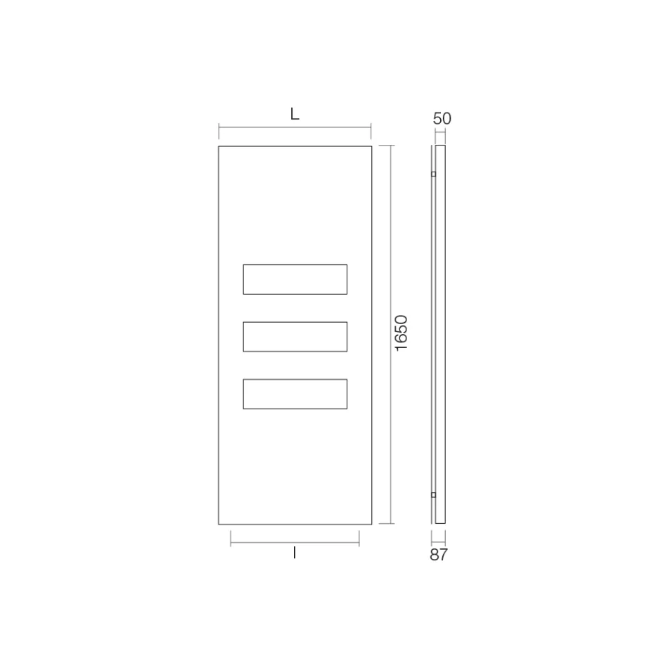 صفيحة تسخين هيدروليكية من الفولاذ الكربوني مصنوعة في إيطاليا - مُسكّرة Viadurini