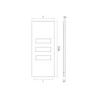 صفيحة تسخين من الفولاذ الكربوني المختلط مصنوعة في إيطاليا - مُسكّرة Viadurini