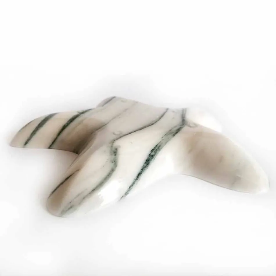 صحن رخامي حديث على شكل نجمة بحر، صنع في إيطاليا - تيتشيو Viadurini