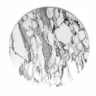 طبق تقديم دائري من رخام كارارا الأبيض صنع في إيطاليا - كاميل Viadurini