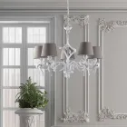 مصباح سقف LED أبيض لإضاءة المساحات العصرية والمنظمة – داليا Viadurini