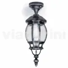 مصباح سقف خارجي مصنوع من الألومنيوم المصبوب في إيطاليا، أنيكا Viadurini