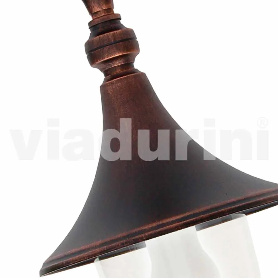 مصباح سقف للحديقة مصنوع من الألومنيوم المصبوب في إيطاليا، أنوسكا Viadurini