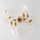 مصباح سقف من الحديد المطلي باللون العاجي، صنع في إيطاليا، للديكور الداخلي - مراكش Viadurini