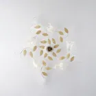 مصباح سقف من الحديد المطلي باللون العاجي، صنع في إيطاليا، للديكور الداخلي - مراكش Viadurini