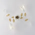 مصباح سقف من الحديد المطلي باللون العاجي، صنع في إيطاليا، للديكور الداخلي - مراكش Viadurini