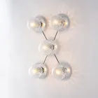 مصباح سقف حديدي مصنوع في إيطاليا لتزيين الديكور الداخلي - كومو Viadurini