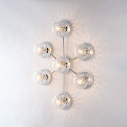 مصباح سقف حديدي مصنوع في إيطاليا لتزيين الديكور الداخلي - كومو Viadurini